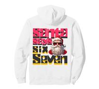 Funny Santa Says Six Seven Christmas 67 Meme Xmas Boys Girls Pullover Hoodie