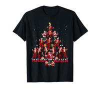 Funny Santa Trump Dance Tree Christmas Pajama Xmas Boys Mens T-Shirt