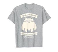 Funny Sarcasm Cat Meme Your Little Ray of Sarcastic Sunshine T-Shirt, Men, Heather Grey, 6X-Large