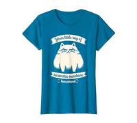 Funny Sarcasm Cat Meme Your Little Ray of Sarcastic Sunshine T-Shirt, Women, Sapphire Blue, X-Large