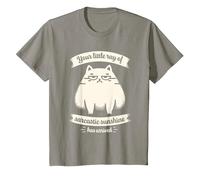 Funny Sarcasm Cat Meme Your Little Ray of Sarcastic Sunshine T-Shirt, Youth, Slate Grey, 4T