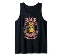 Funny Sarcasm Cat Rage Consumes Me 02 Tank Top