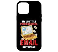 Funny Sarcasm email rephaser Lovers Surviving Mondays Office Case for iPhone 12 Pro Max