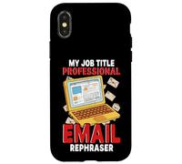 Funny Sarcasm email rephaser Lovers Surviving Mondays Office Case for iPhone X/XS