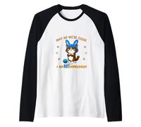 Funny Sarcasm Kitty Easter cat Saying not Impressed Boys Raglan Baseball Tee