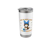 Funny Sarcasm Kitty Easter cat Saying not Impressed Boys Stainless Steel Insulated Tumbler