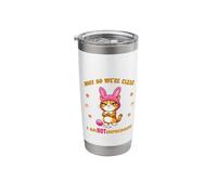 Funny Sarcasm Kitty Easter cat Saying not Impressed Girls Stainless Steel Insulated Tumbler