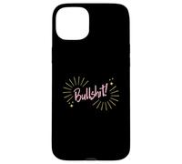 Funny Sarcastic Adult Joke Womens Cute Pink Bullshit Case for iPhone 15 Plus