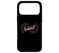 Funny Sarcastic Adult Joke Womens Cute Pink Bullshit Case for iPhone 17 Pro Max