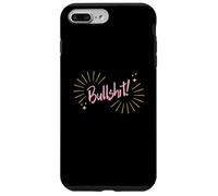 Funny Sarcastic Adult Joke Womens Cute Pink Bullshit Case for iPhone 7 Plus/8 Plus
