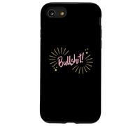 Funny Sarcastic Adult Joke Womens Cute Pink Bullshit Case for iPhone SE (2020) / 7/8