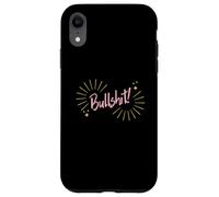 Funny Sarcastic Adult Joke Womens Cute Pink Bullshit Case for iPhone XR