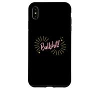Funny Sarcastic Adult Joke Womens Cute Pink Bullshit Case for iPhone XS Max
