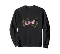 Funny Sarcastic Adult Joke Womens Cute Pink Bullshit Sweatshirt