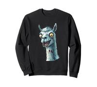 funny sarcastic animal zombie llama alpaca design Sweatshirt