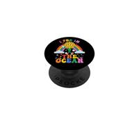 Funny Sarcastic Beach Humor Vacation Joke I Pee in The Ocean PopSockets Adhesive PopGrip