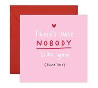 Funny Sarcastic Birthday Card - There's Just Nobody Like You - Greeting Card for Friends, Family, Besties, BFF, Colleagues, Brother, Sister, Sibling, Cousin, Him, Her - Comes with Fun Stickers