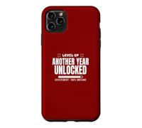 Funny Sarcastic Birthday Level Up Another Year Unlocked Case for iPhone 11 Pro Max