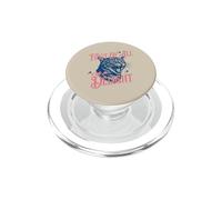 Funny Sarcastic Cat First Of All I'm A Delight Vintage Vibe PopSockets PopGrip for MagSafe