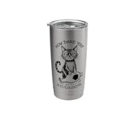 Funny Sarcastic Cat Lover How Dare You Blame Me Broken Vase Stainless Steel Insulated Tumbler
