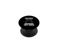 Funny Sarcastic Cats Know How We Feel Cat Lady Sarcasm PopSockets Adhesive PopGrip