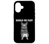 Funny Sarcastic Corgi Butt Behold The Fluff Dog Case for iPhone 16