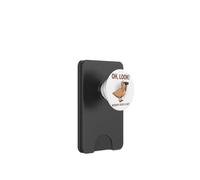 Funny Sarcastic Duck Binoculars Nobody Cares PopSockets PopWallet for MagSafe