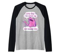 Funny Sarcastic Frog Meme Quote Sassy Humor Raglan Baseball Tee