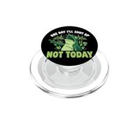 Funny Sarcastic Frog Not Today Quote Humor PopSockets PopGrip for MagSafe