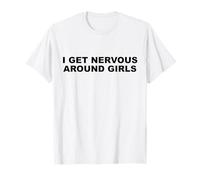 Funny sarcastic I Get Nervous Around Girls Essential T-Shirt