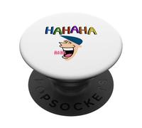 Funny Sarcastic Laughing Novelty Graphic. Hahaha Joker PopSockets Adhesive PopGrip