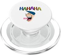 Funny Sarcastic Laughing Novelty Graphic. Hahaha Joker PopSockets PopGrip for MagSafe