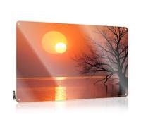 Funny Sarcastic Metal Tin Sign Bathroom Sunset Reflections On The Lake Tin Sign Man Cave Tin Sign Metal Home Bar Signs(30X40CM)