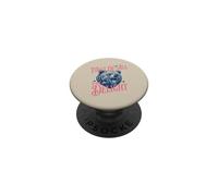 Funny Sarcastic Mom Bear First Of All I'm A Delight Retro PopSockets Adhesive PopGrip