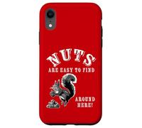 Funny Sarcastic Phrase Squirrel Gets A Nut Retro Design Case for iPhone XR
