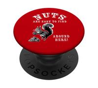 Funny Sarcastic Phrase Squirrel Gets A Nut Retro Design PopSockets Adhesive PopGrip