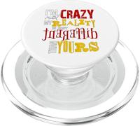 Funny Sarcastic Quote Graphic - Different Reality Design PopSockets PopGrip for MagSafe