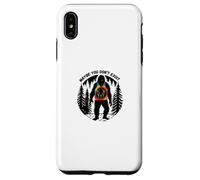 Funny Sarcastic Sasquatch Maybe You Don't Exist Bigfoot Case for iPhone XS Max
