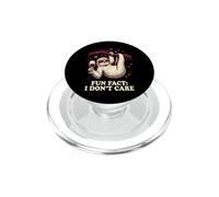 Funny Sarcastic Saying Fun Fact I Don't Care PopSockets PopGrip for MagSafe
