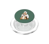 Funny Sarcastic Silly Goose Hugging Corgi Dog Hug Humor PopSockets PopGrip for MagSafe