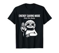 Funny Sarcastic Sloth Energy Saving Mode Introvert Gifts Men T-Shirt