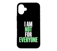 Funny Sarcastic Statement Independent Confident Personality Case for iPhone 16 Plus