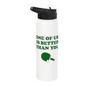 Funny Sarcastic Table Tennis Ping Pong Game Match Stainless Steel Insulated Water Bottle