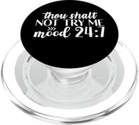 Funny Sarcastic Thou Shall Not Try Me PopSockets PopGrip for MagSafe