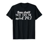Funny Sarcastic Thou Shall Not Try Me T-Shirt