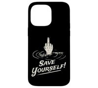 Funny Sarcastic Tops s 'Save Yourself' s Ironic Meme Case for iPhone 14 Pro Max