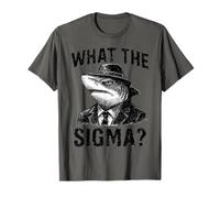Funny Sarcastic What The Sigma Saying Ironic Meme Brainrot T-Shirt