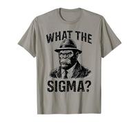 Funny Sarcastic What The Sigma Saying Ironic Meme Brainrot T-Shirt