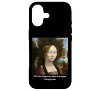 Funny Sarcastic Women Worrying Works Renaissance Art Case for iPhone 17