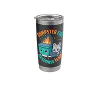 Funny Sarcastic Work Dumpster Fire Response Team Stainless Steel Insulated Tumbler